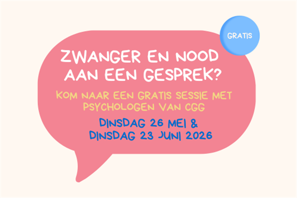 Zwanger en nood aan een gesprek?