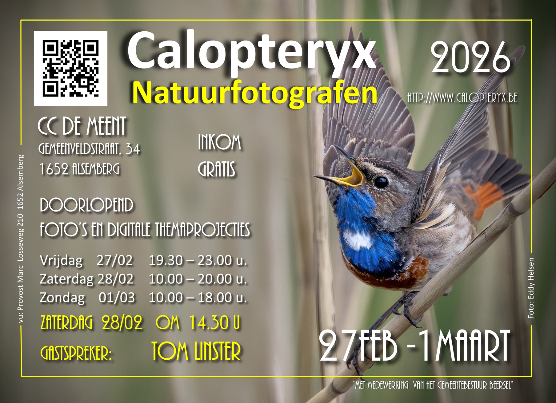Puur natuur met natuurfotografen Calopteryx en Tom Linster