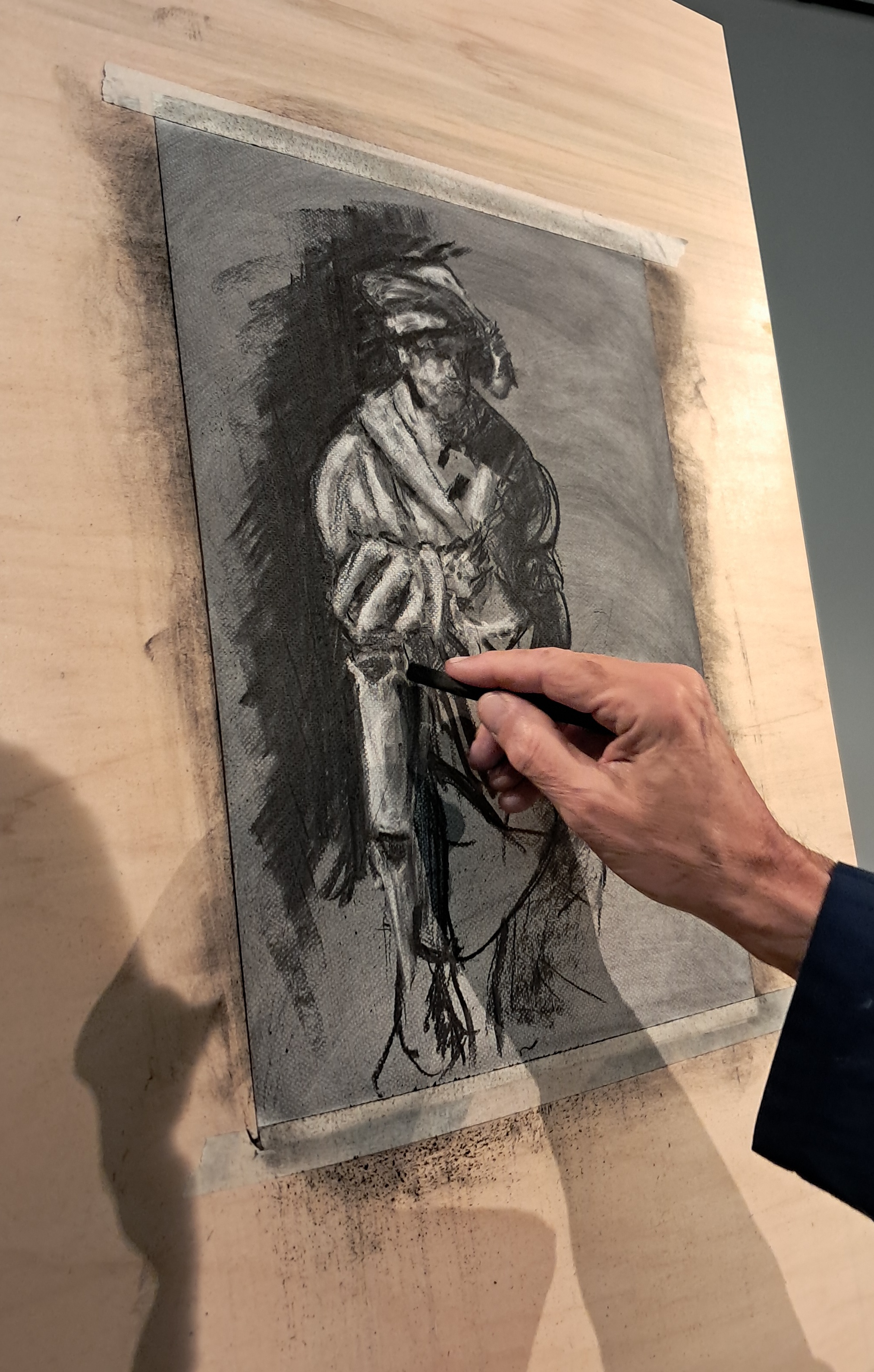 Tekenen met houtskool