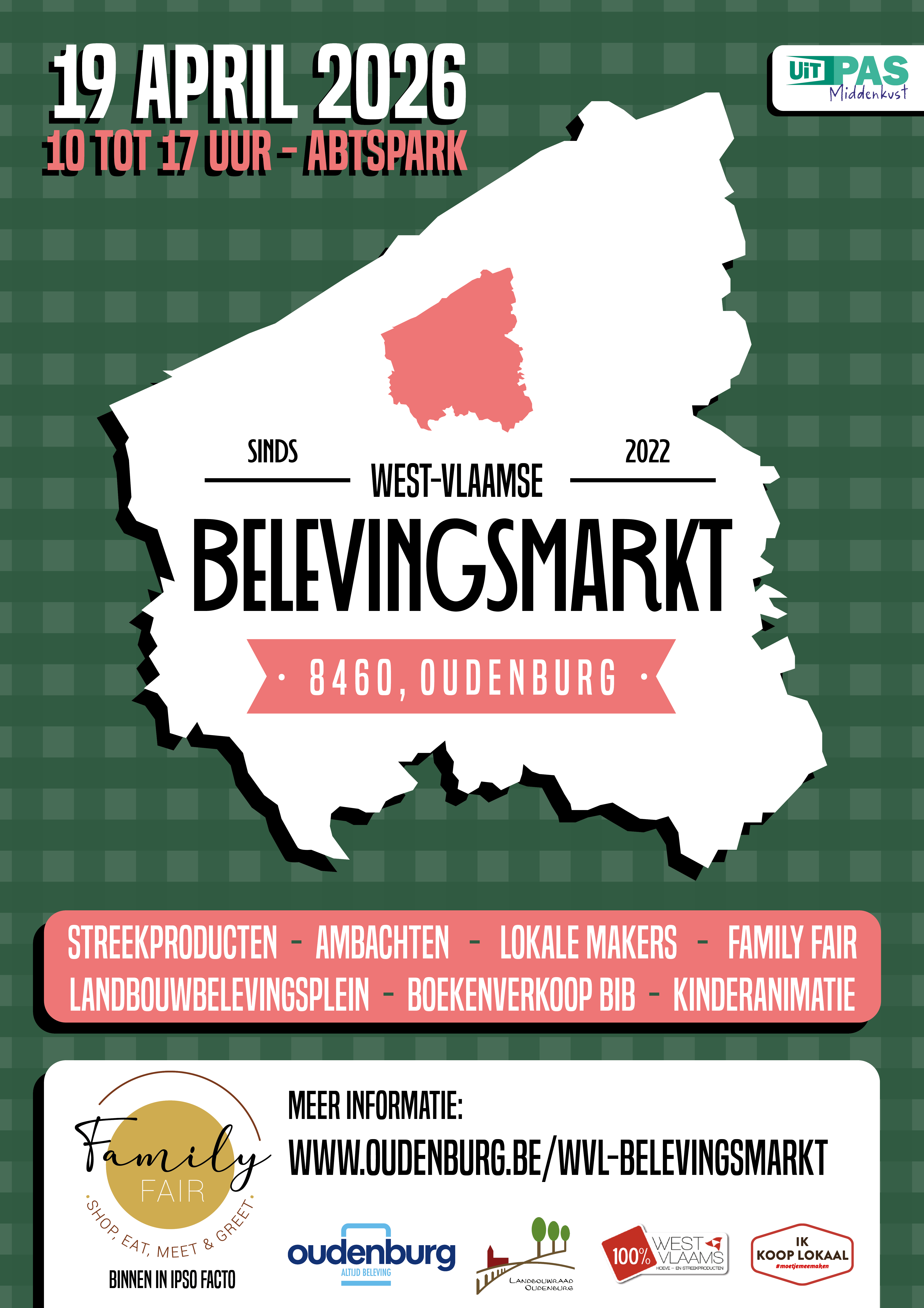 Affiche West-Vlaamse Belevingsmarkt