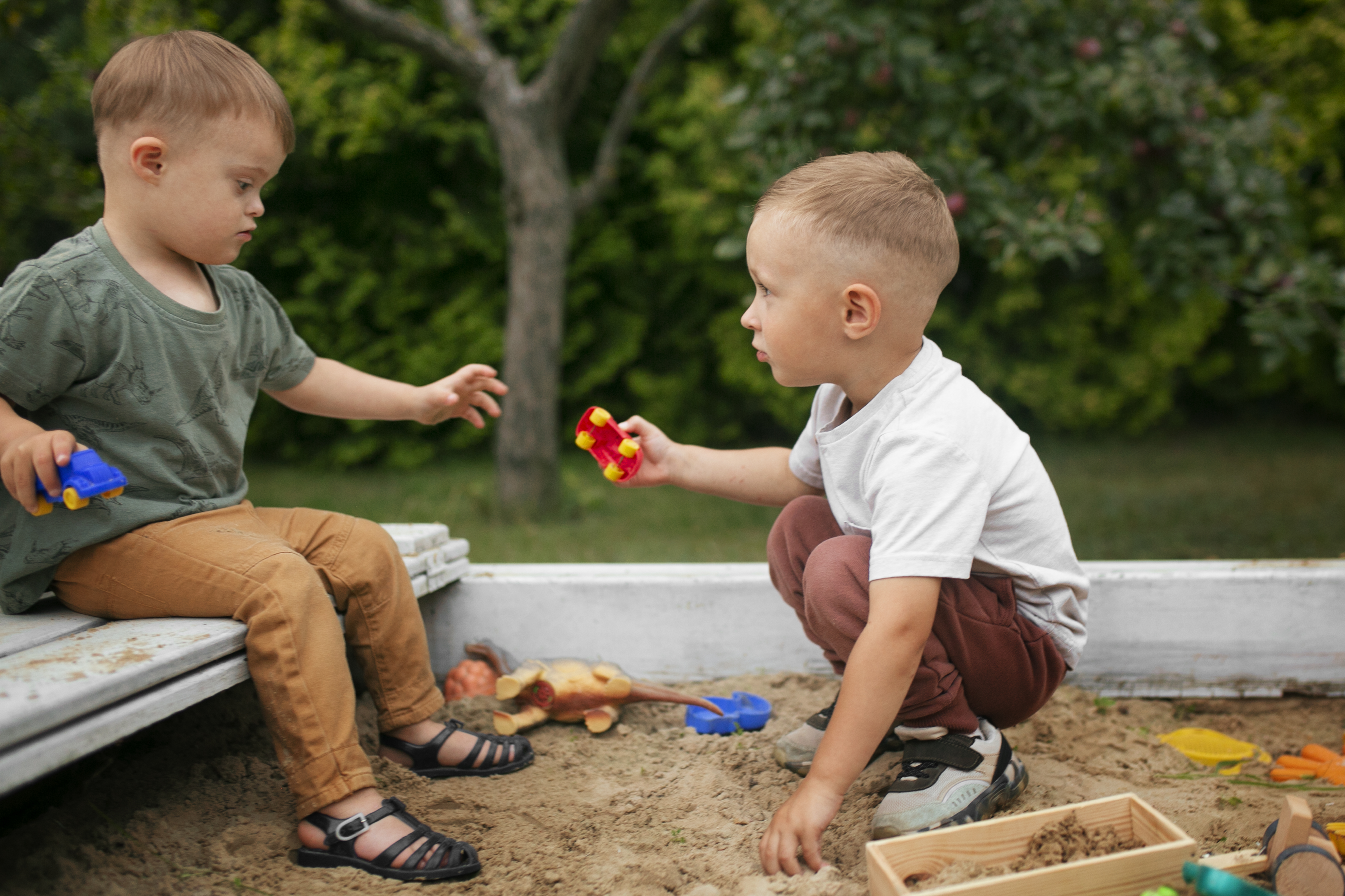 kids playing outdoor