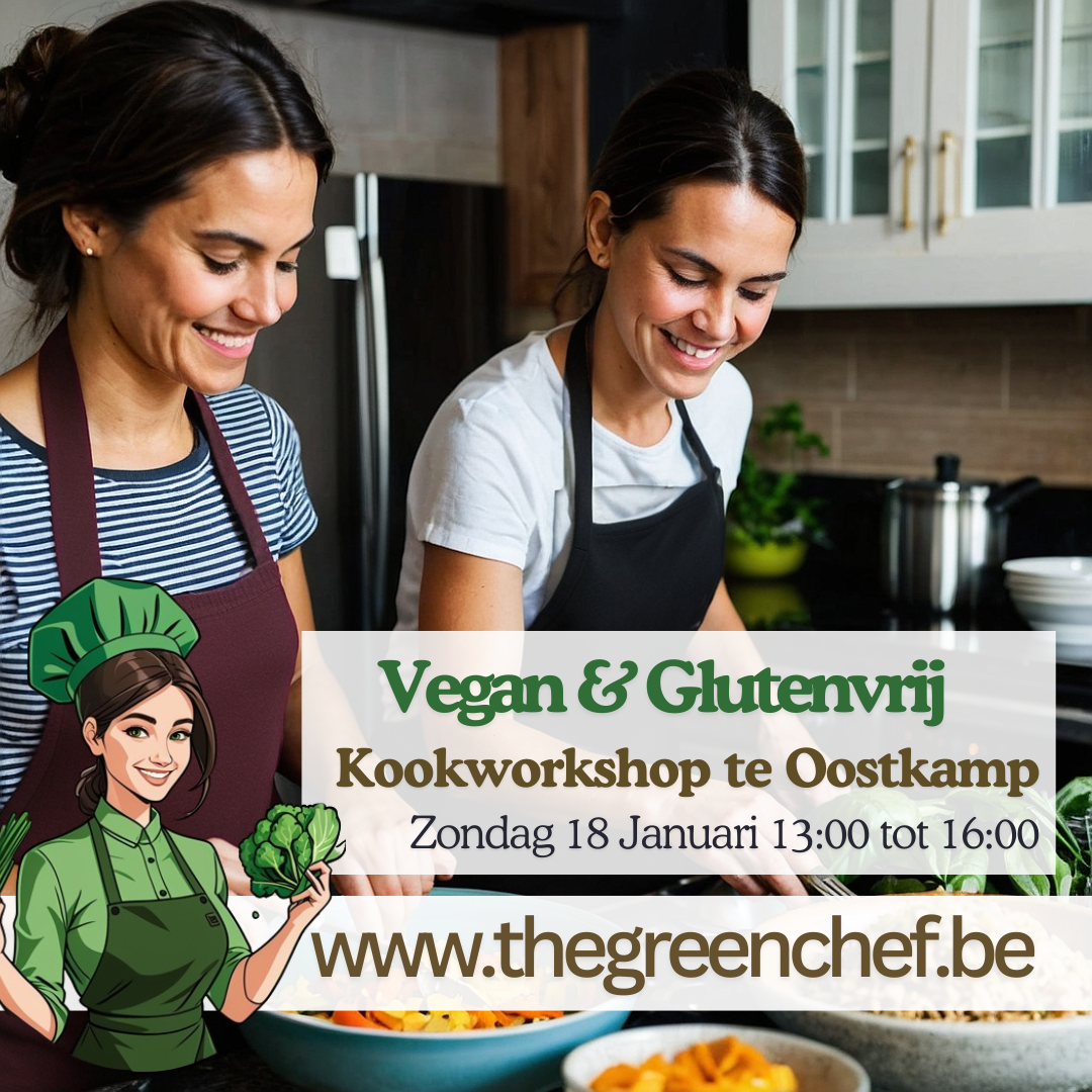 Vegan & Glutenvrije kookworkshop te Oostkamp