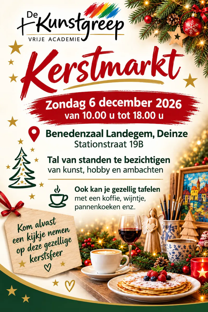 Kerstmarkt kunst, ambachten en hobby