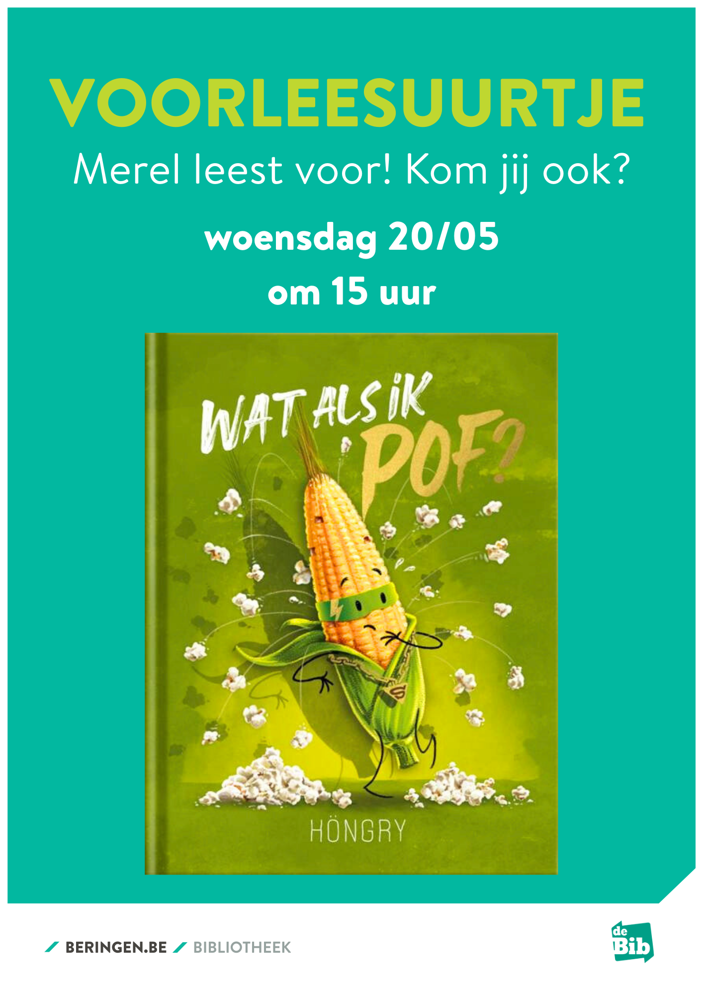 Voorlezen en knutselen in de bib