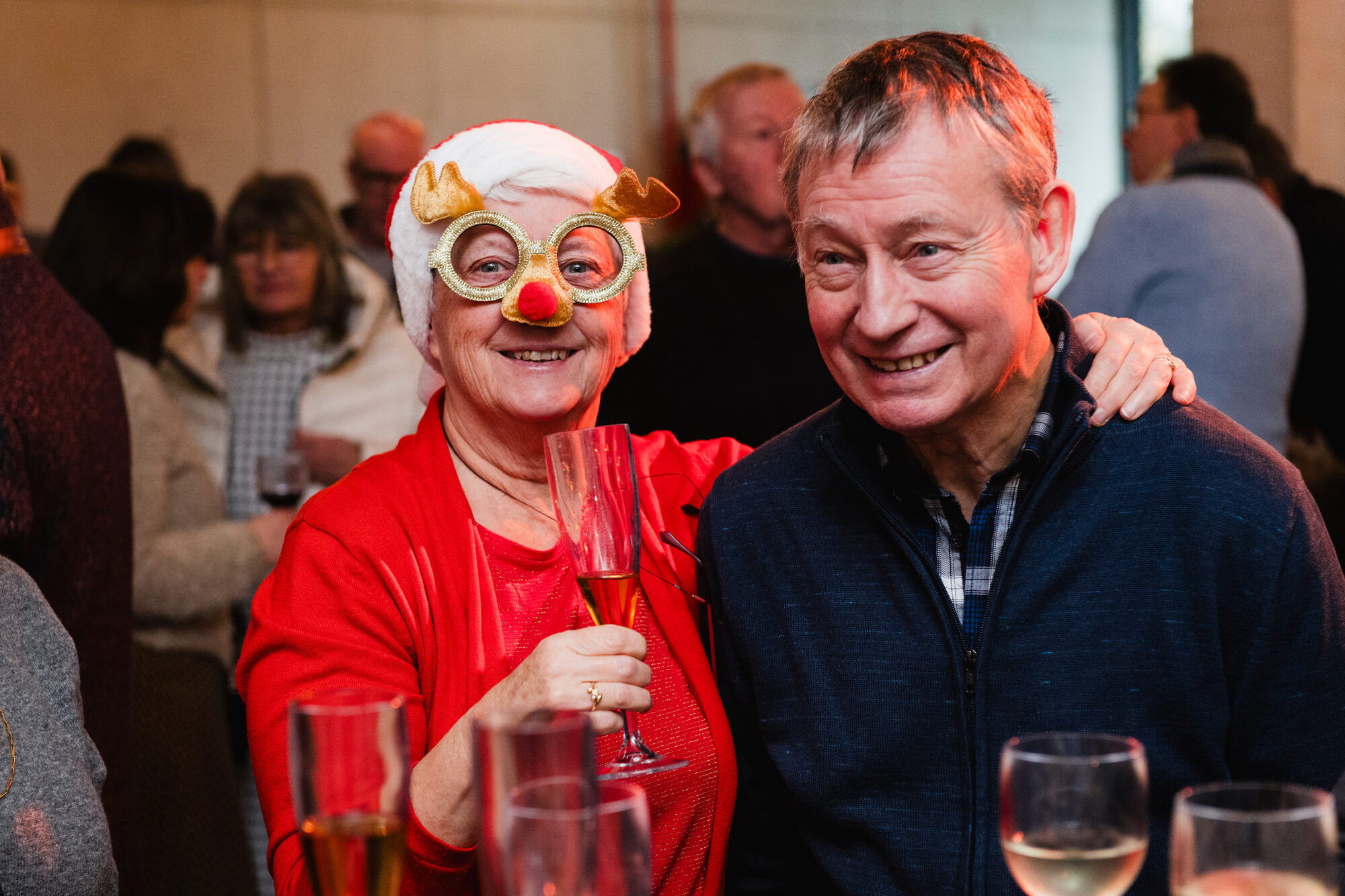 Sfeerbeeld nieuwjaarsreceptie Merelbeke-Melle 2025