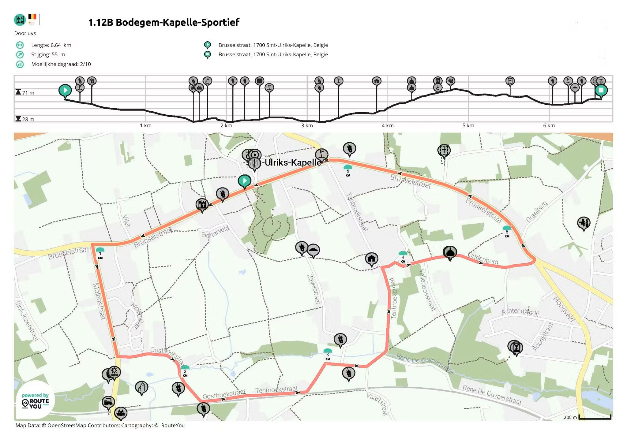 Wedstrijdparcours