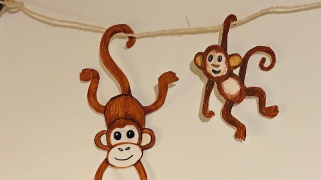 Knutselwerk Slingerapen