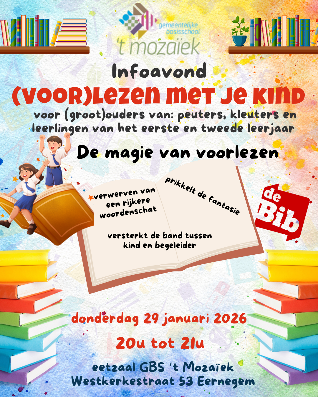 Infomoment (voor)lezen met je kind