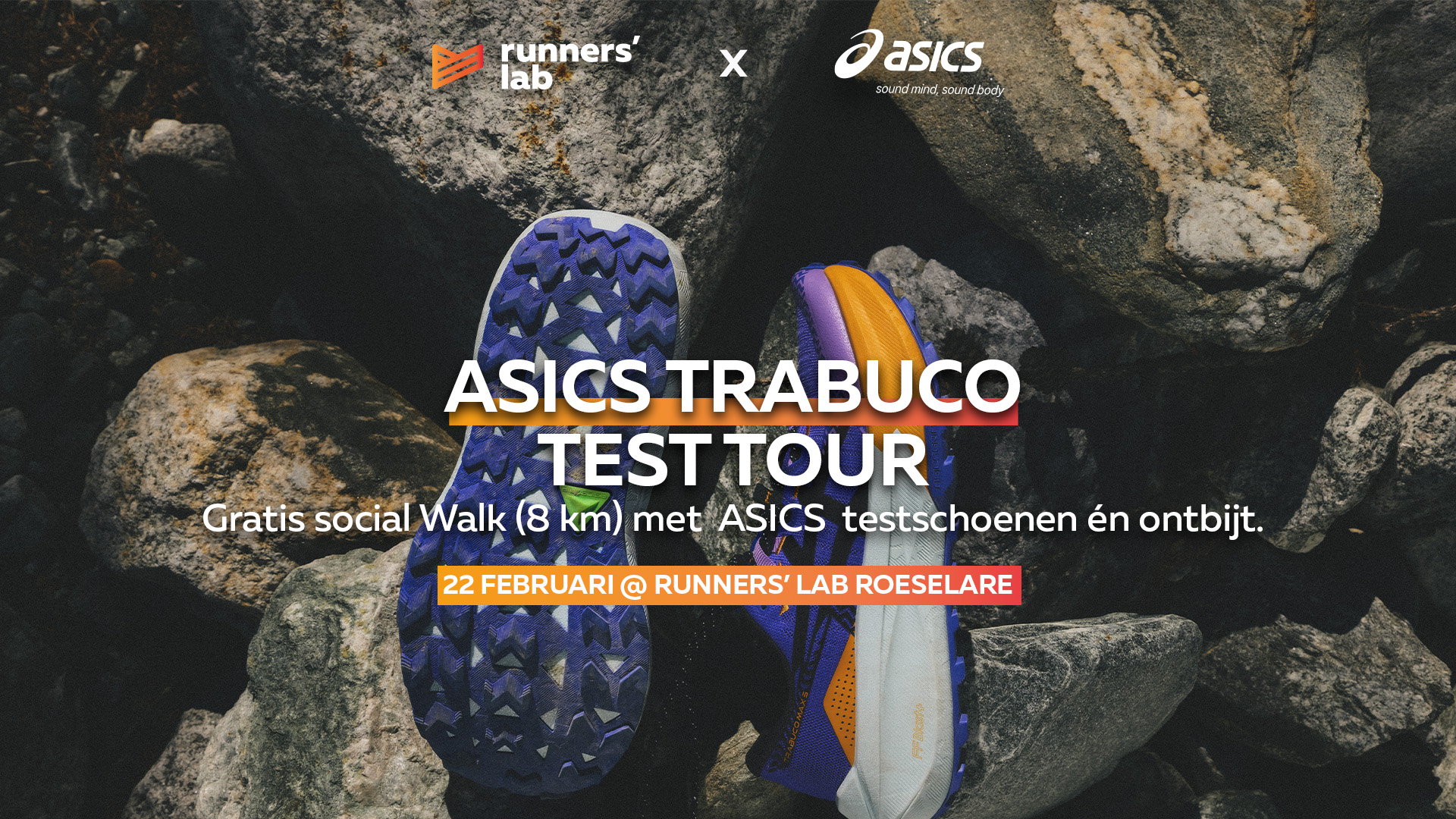 Gratis social walk met ASICS en ontbijt