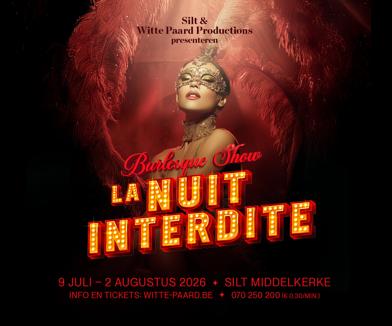 La Nuit Interdite. Een nacht per jaar opent een een mysterieus theater zijn deuren. Enkel een select gezelschap is welkom.