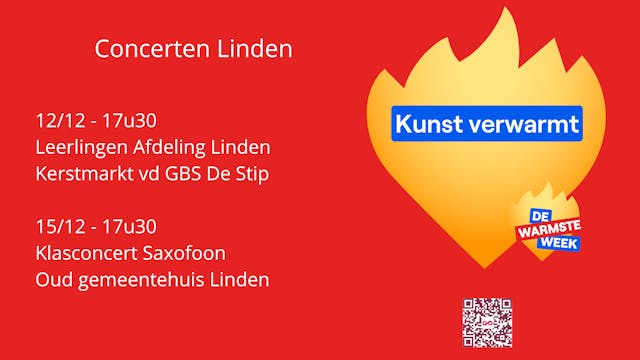 rode affiche met vlam warmste week