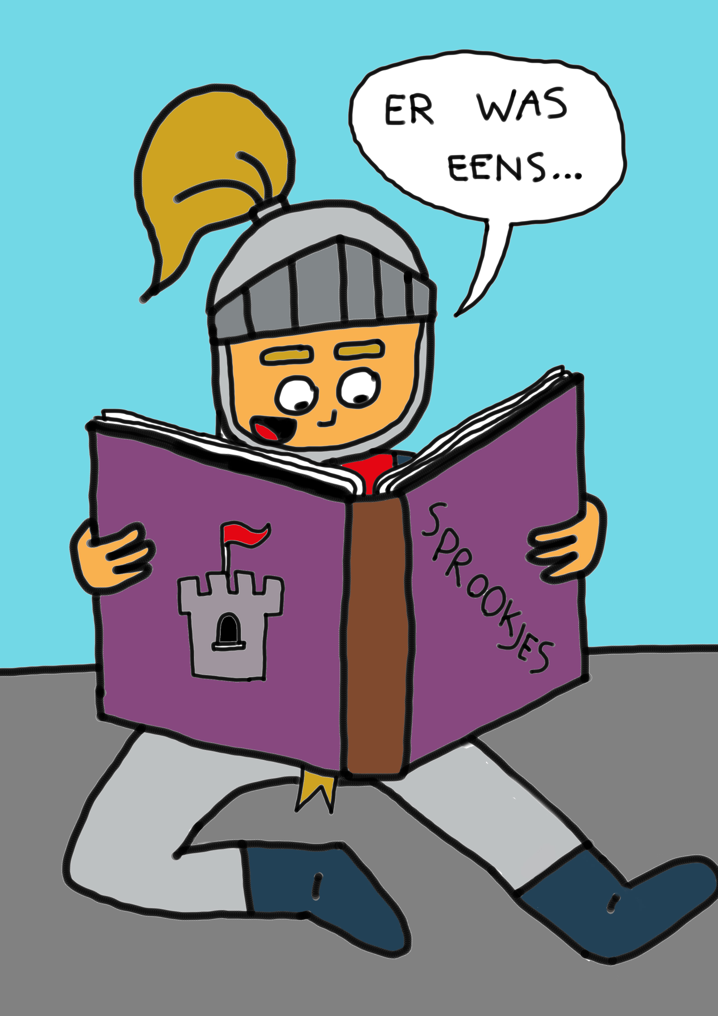 Ridder Kasper leest voor