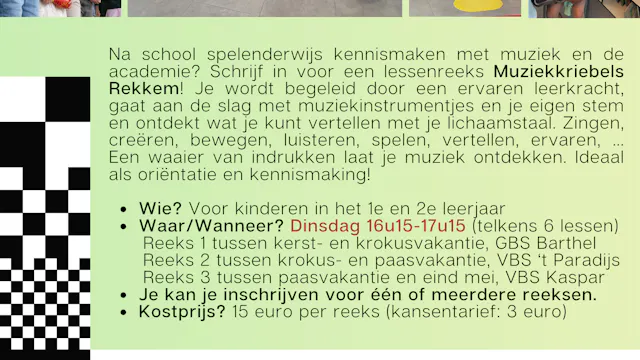 Muziekkriebels Rekkem