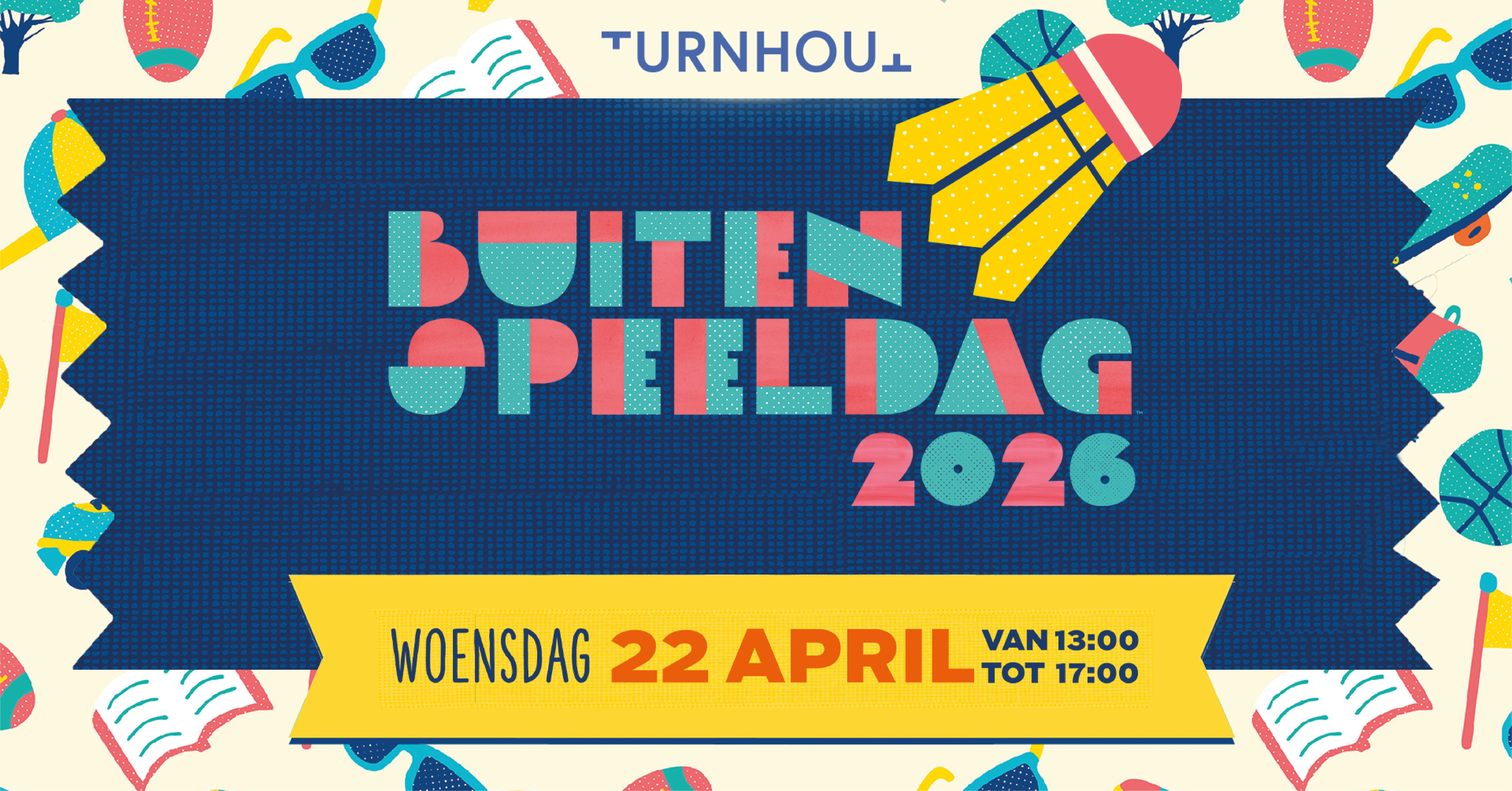 Banner buitenspeeldag affiche
