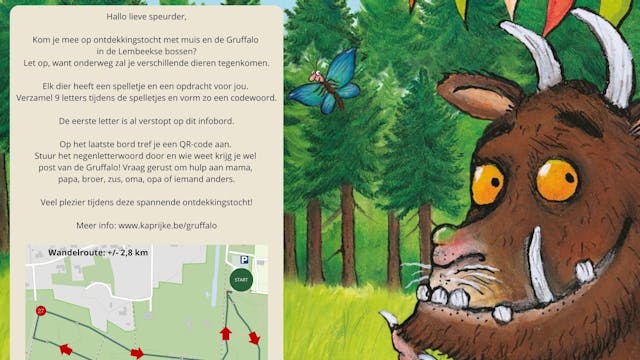Infobord met route