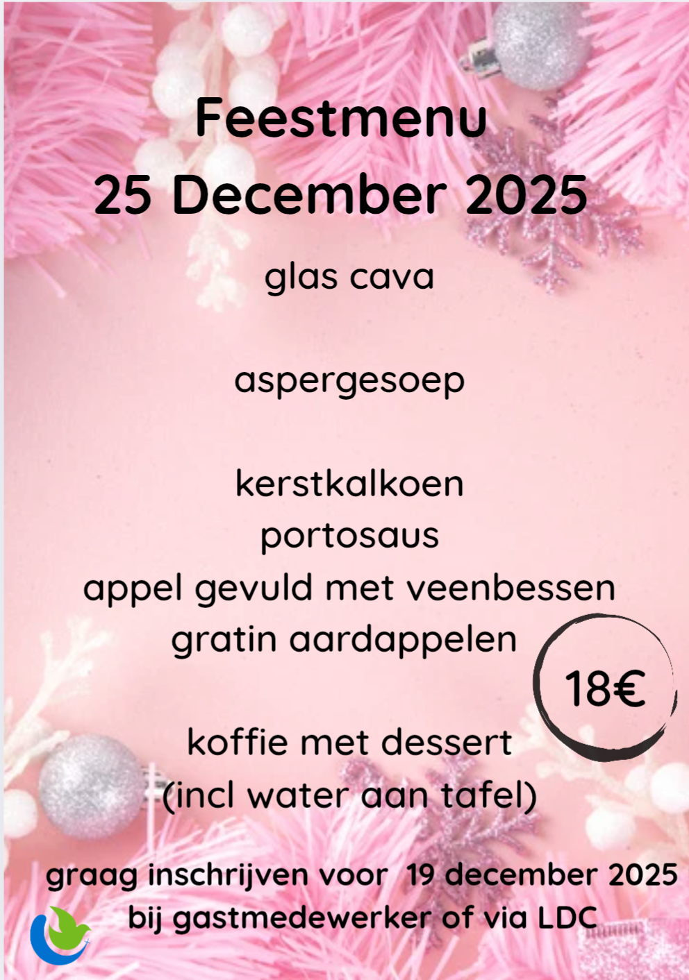 feestmenu Kerstdag