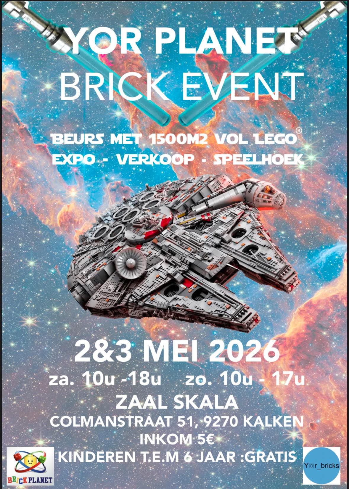 Beurs met Lego expo / verkoop