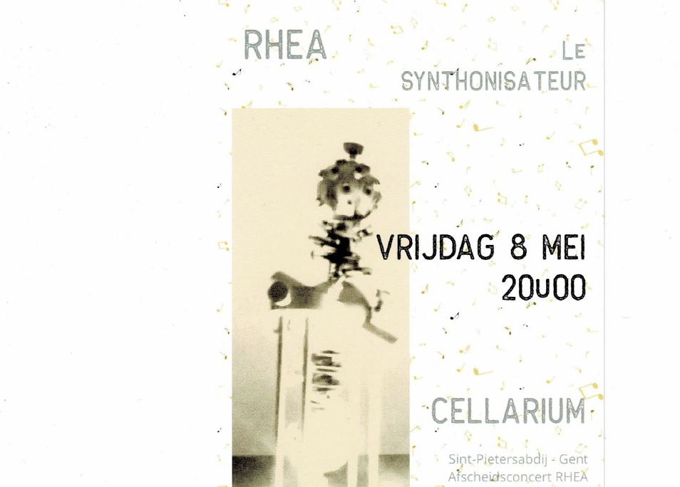 Afscheidsconcert RHEA in het Cellarium van de Sint Pietersabdij te Gent.