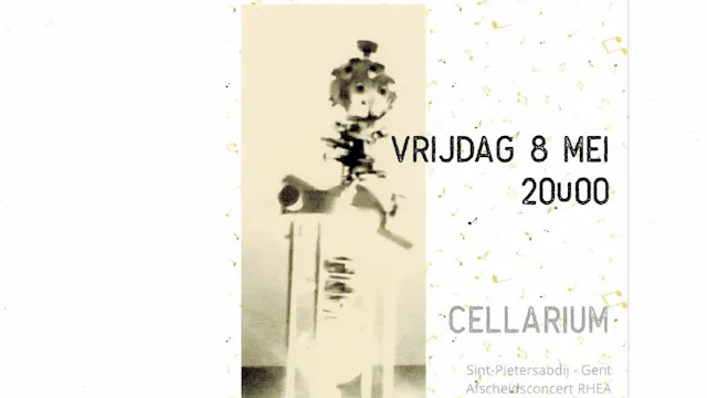 Afscheidsconcert RHEA in het Cellarium van de Sint Pietersabdij te Gent.