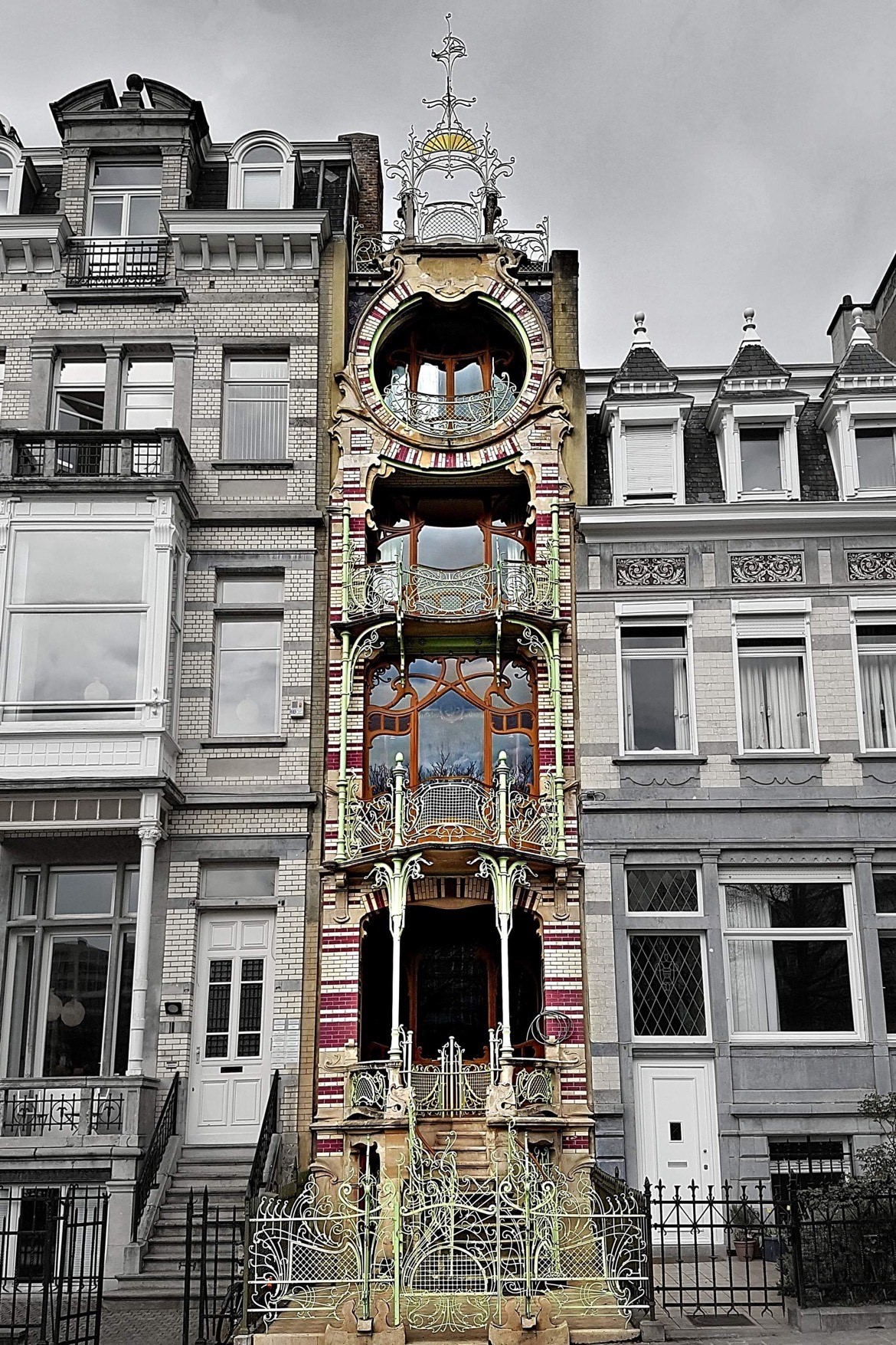 Art Nouveau dans le Quartier des Squares