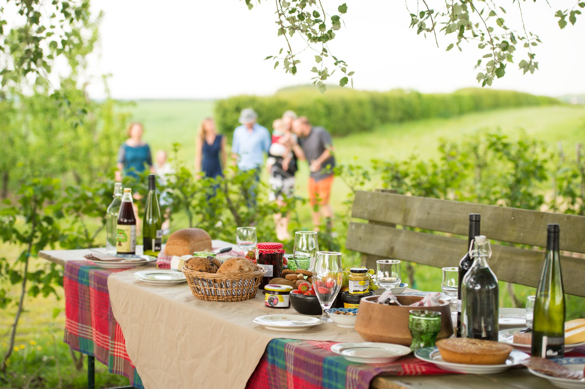 Lange tafel in Haspengouw