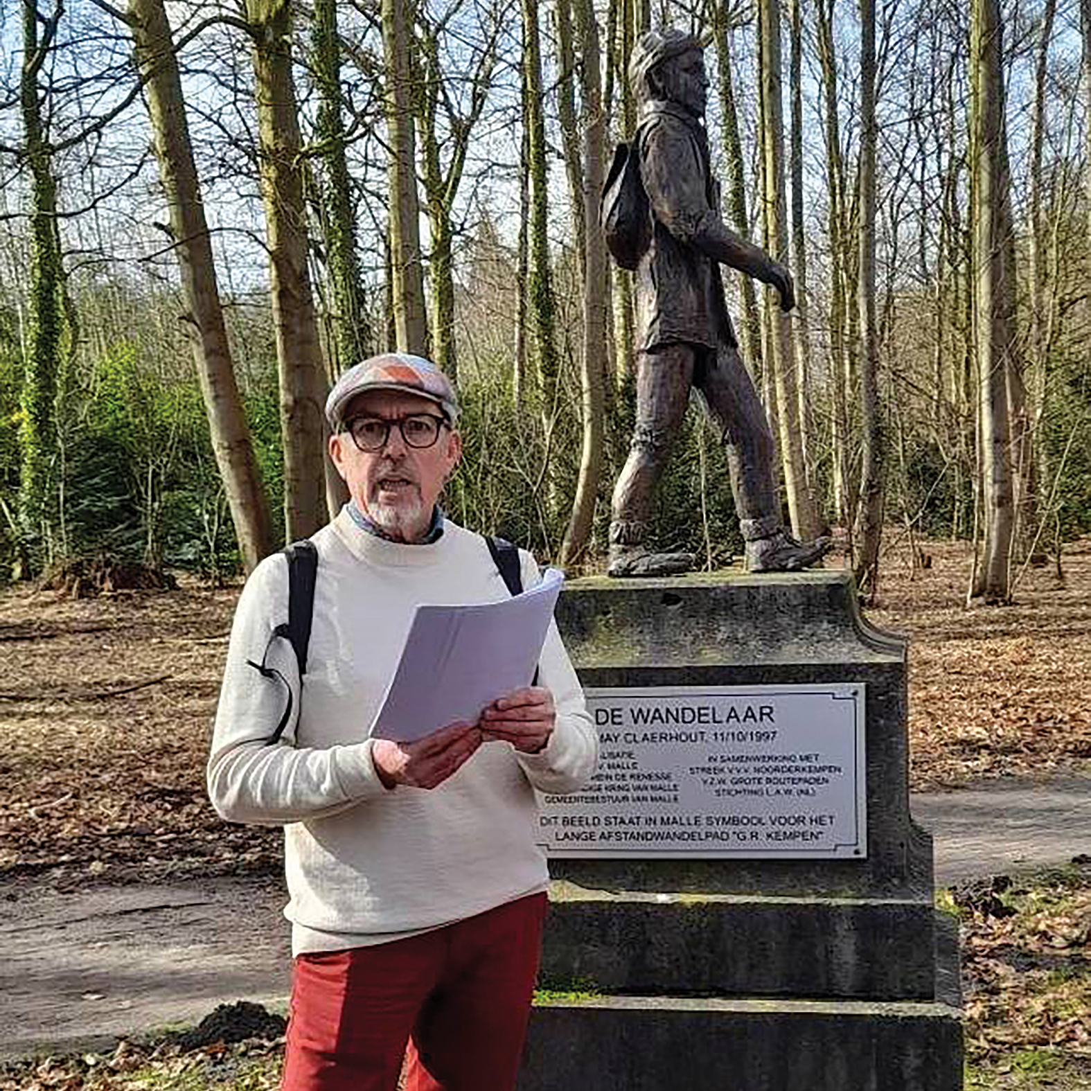 Poëziewandeling met Peter de Hoon