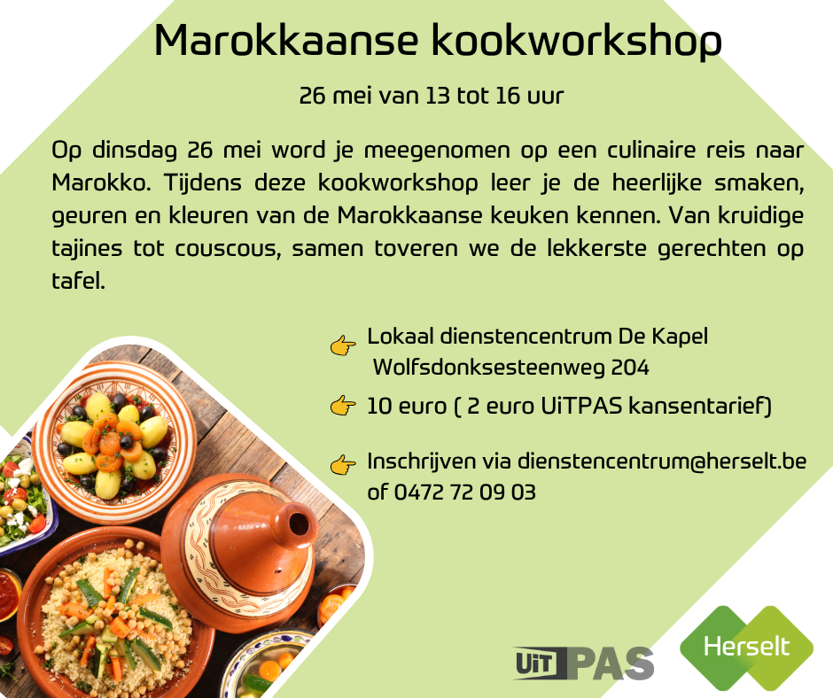 Marokkaanse kookworkshop
