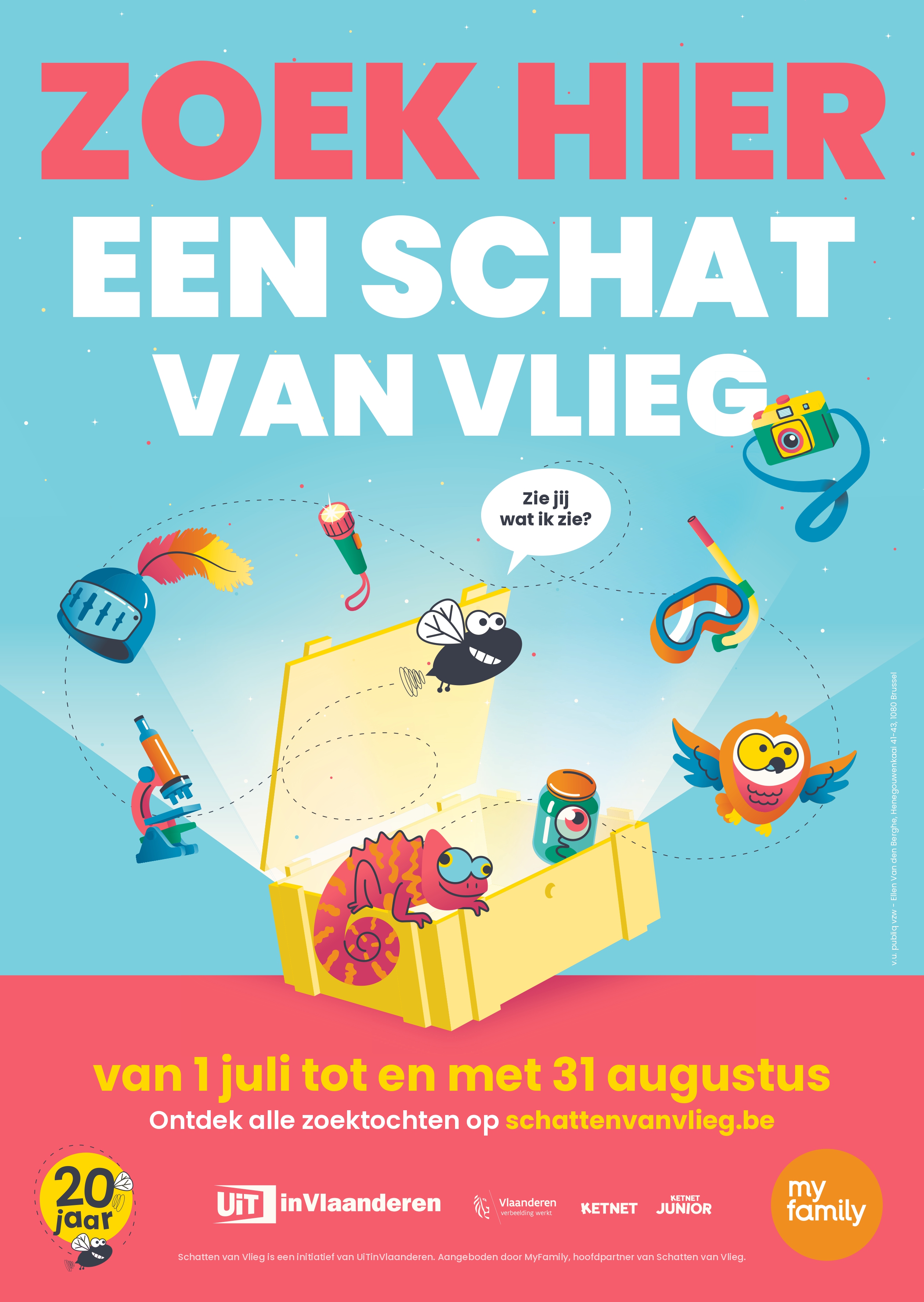 affiche schatten van vlieg