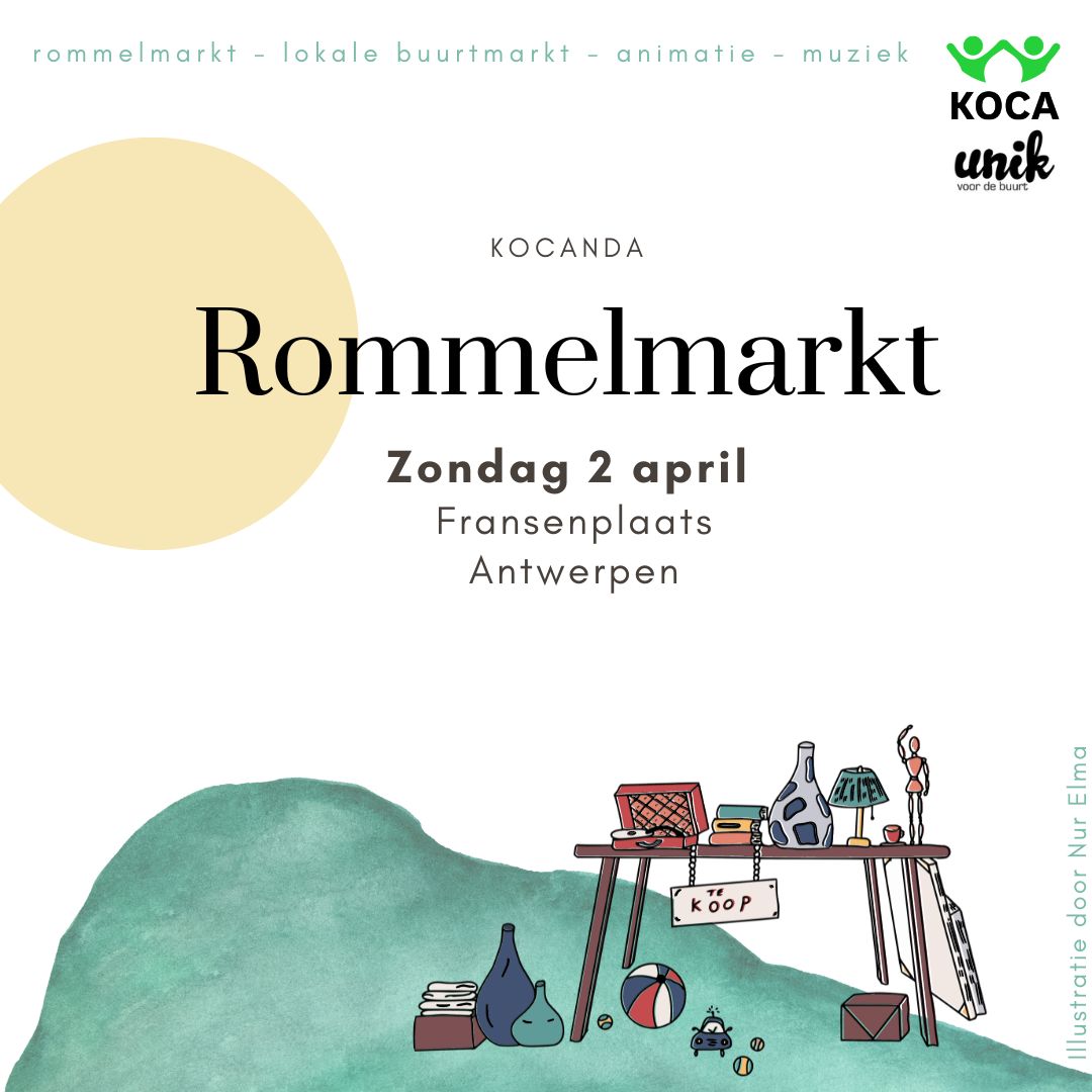 Rommelmarkt: Lentemarkt! In Antwerpen - UiTinVlaanderen