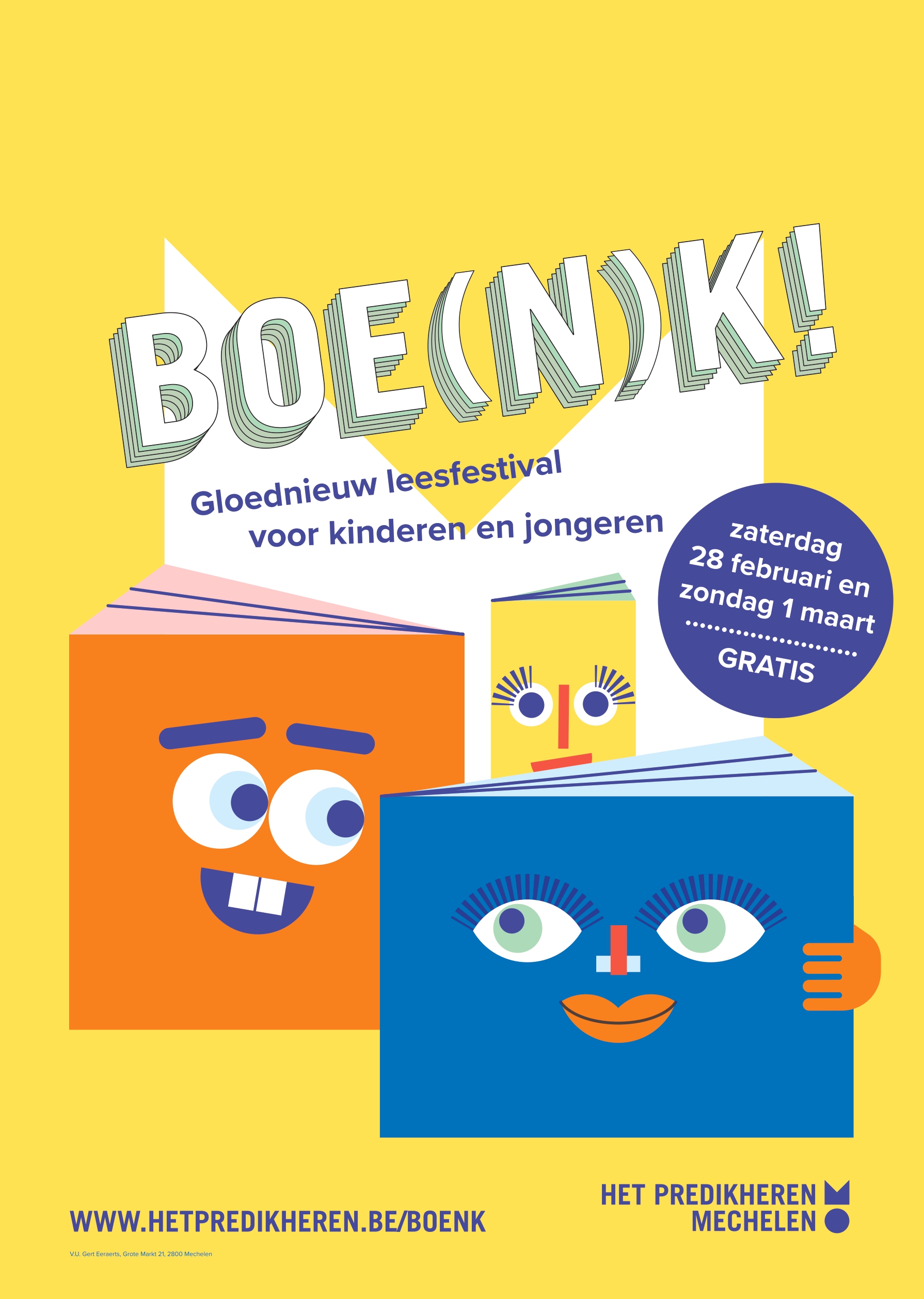 Campagnebeeld leesfestival BOE(N)K!