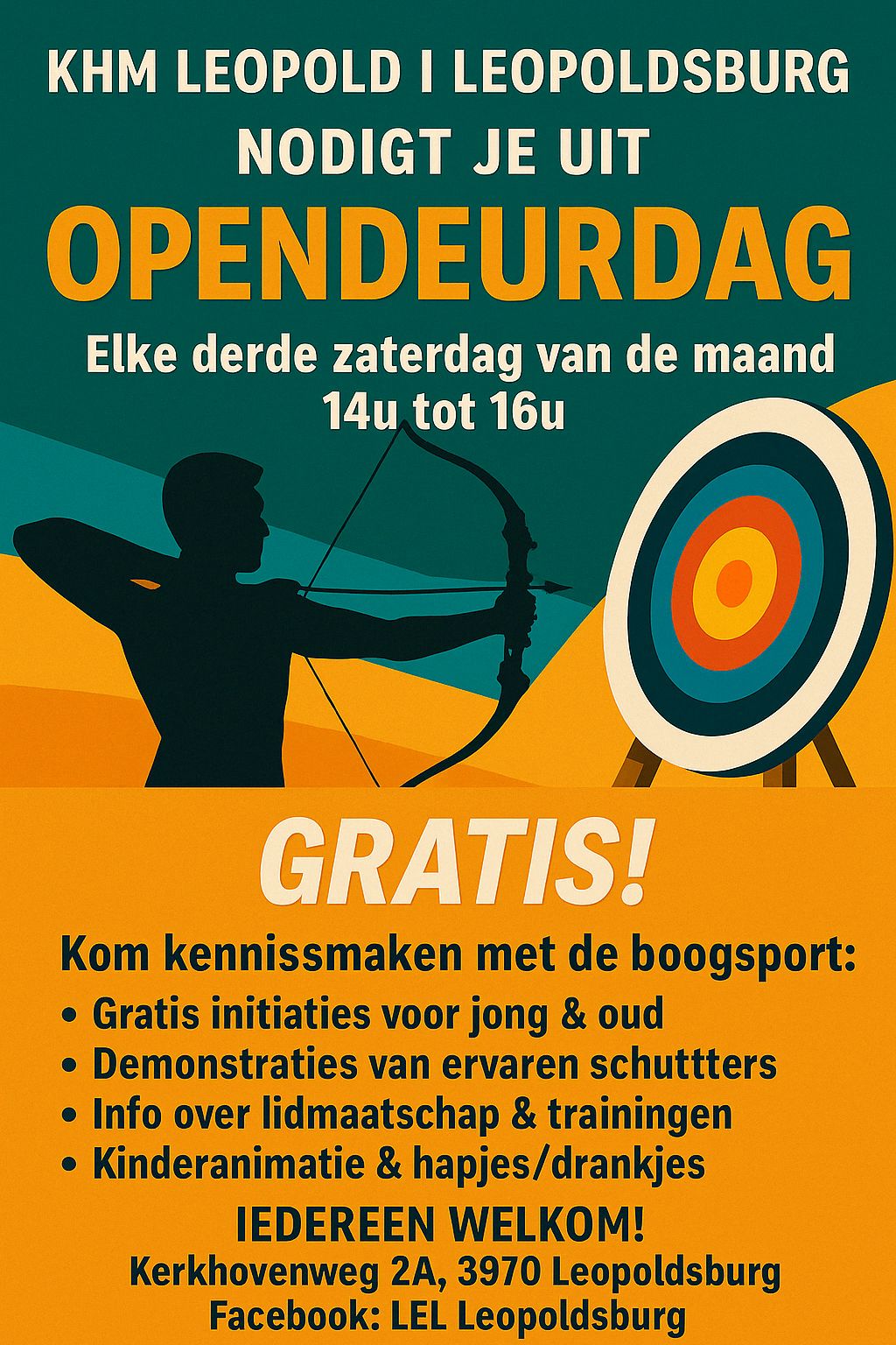 initiatie in het handboogschieten