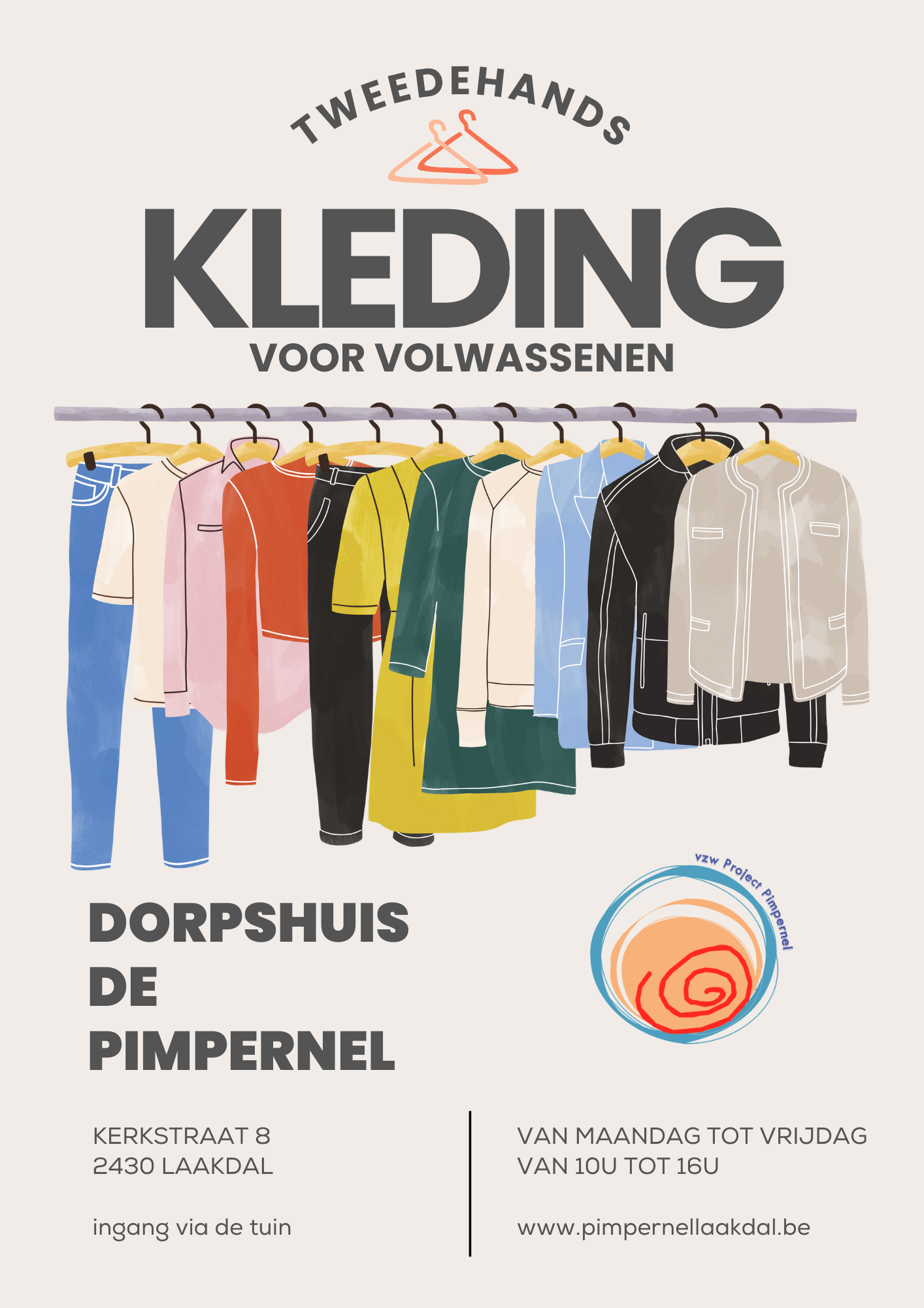 Tweedehands kleding Laakdal Pimpernel
