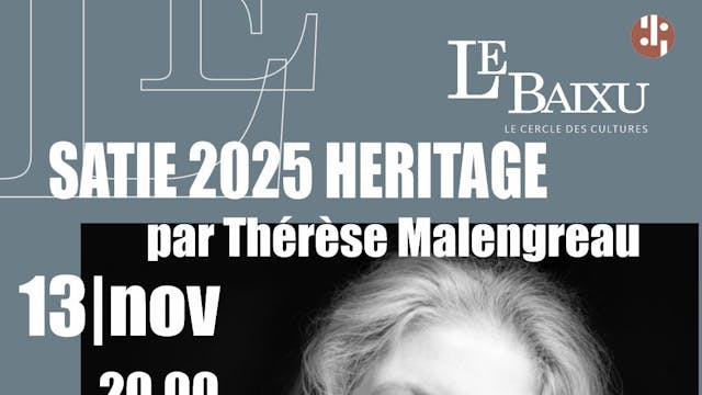 SATIE 2025 ERFGOED: Muziek en Film
