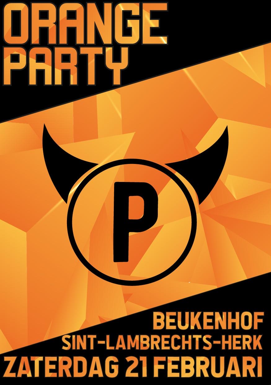 Hallo wij zijn Orange Party we zijn een fuif van de aspis van Chiro Herk.