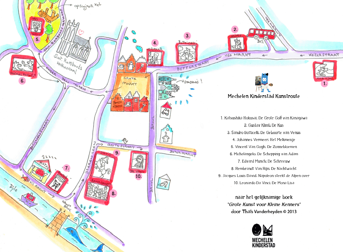 Kunstroute voor kleine verkenners