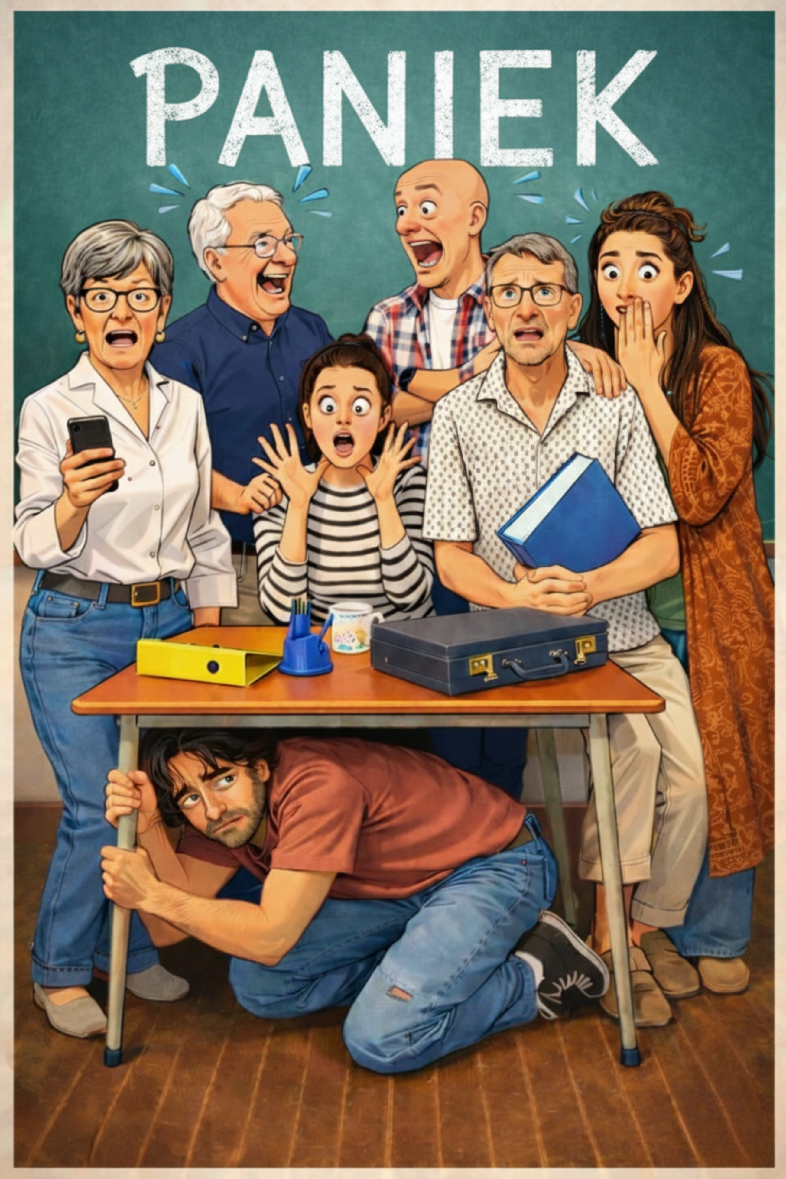 Affichebeeld Paniek!