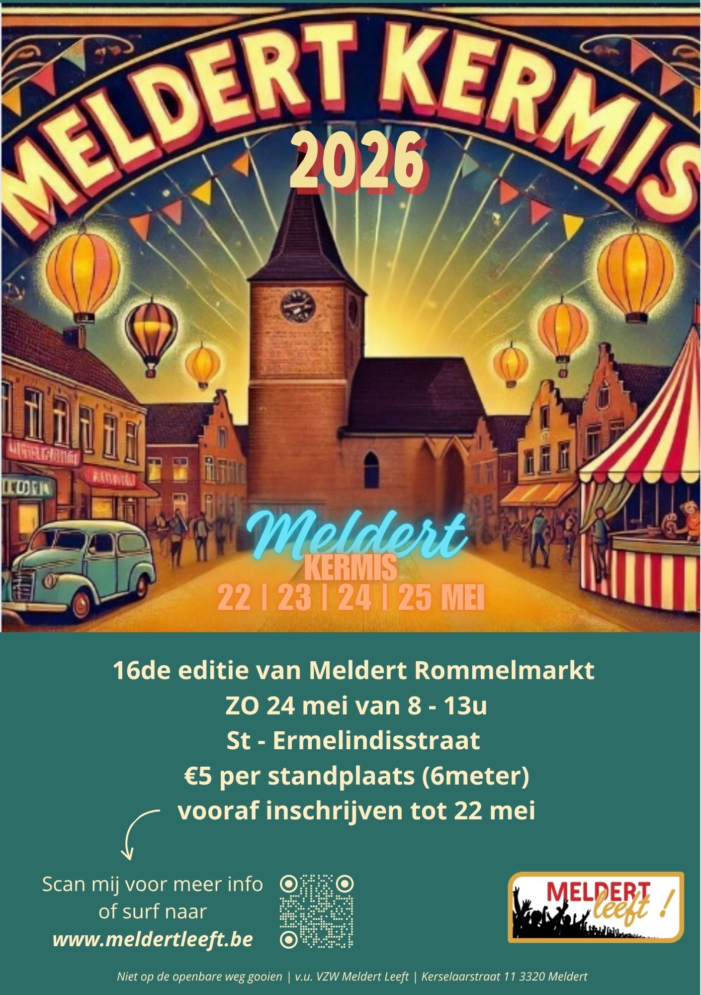 Rommelmarkt Meldert Kermis 