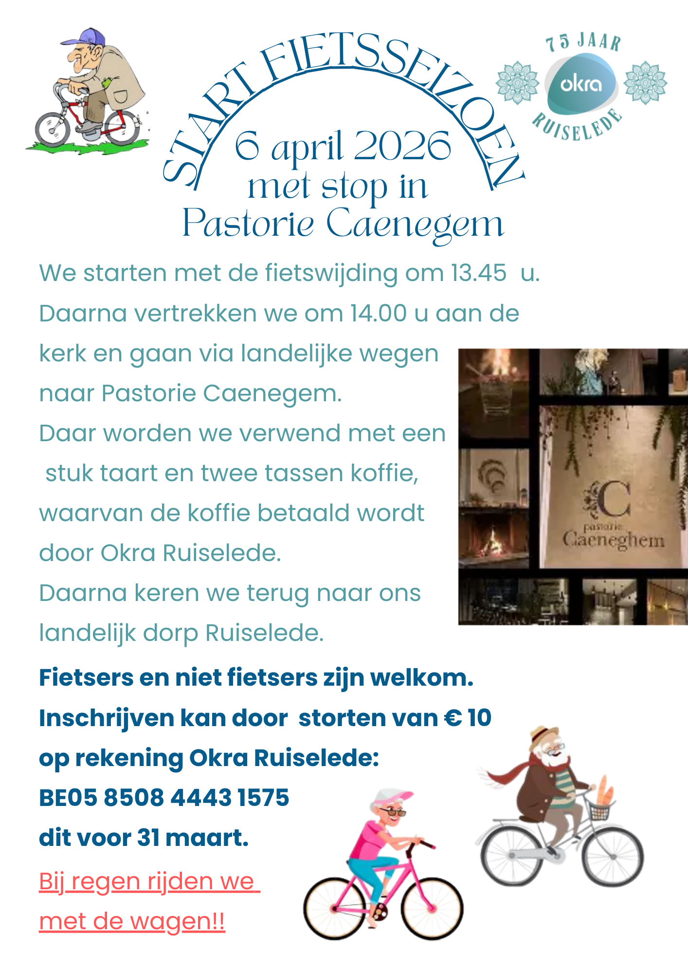 Okra Ruiselede: Start fietsseizoen