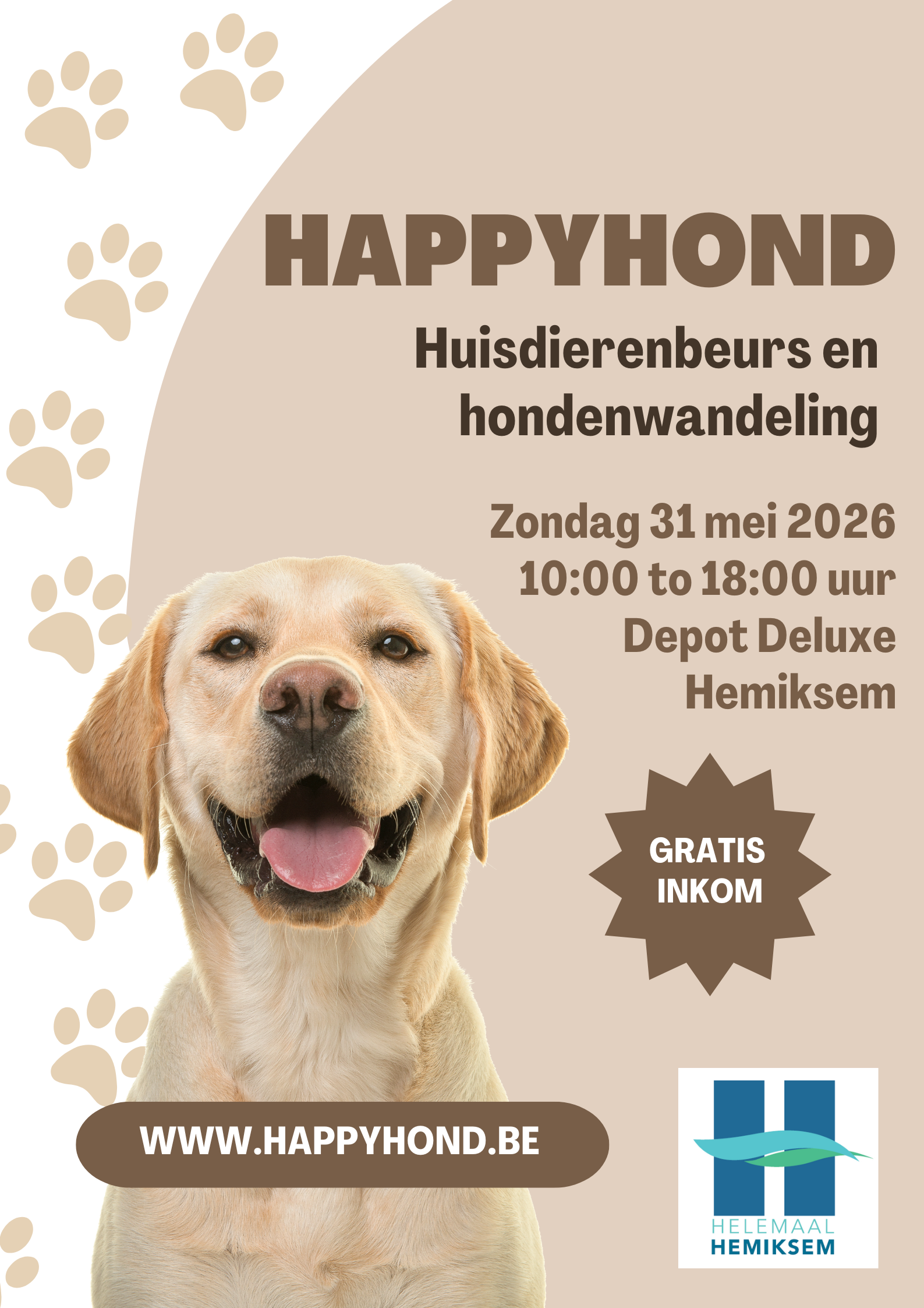 Happyhond huisdierenbeurs en hondenwandeling