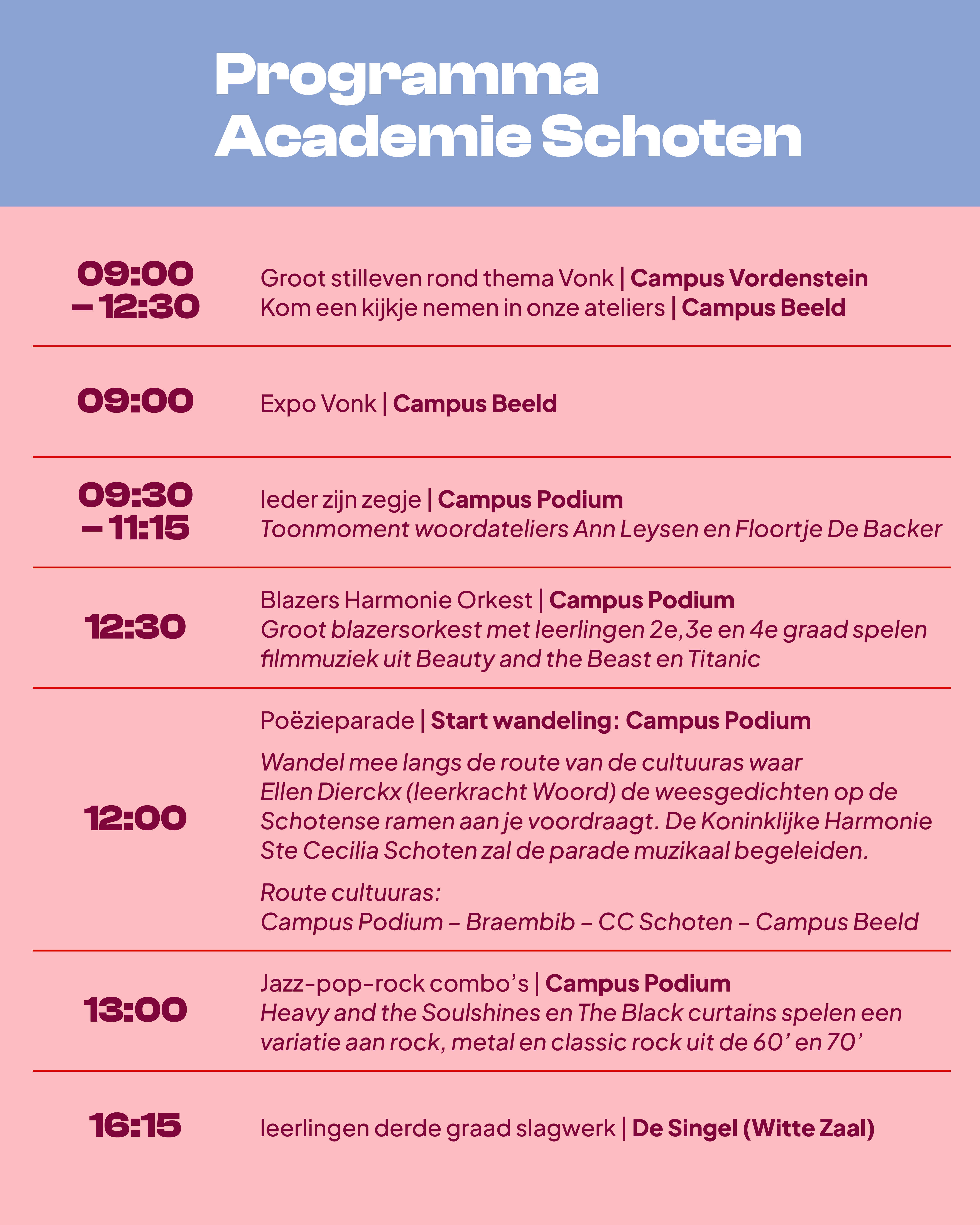 Programma Schoten