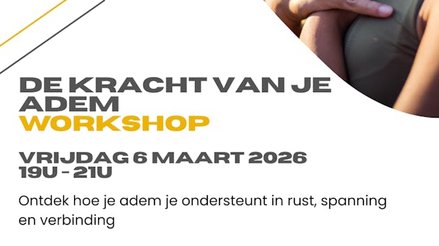 De kracht van je adem!