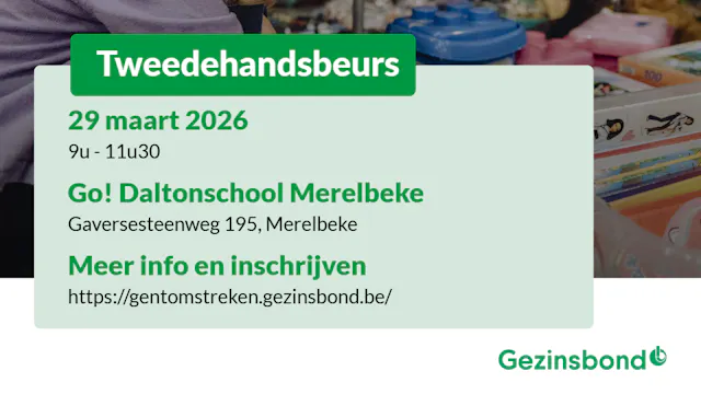Tweedehandsbeurs Gezinsbond