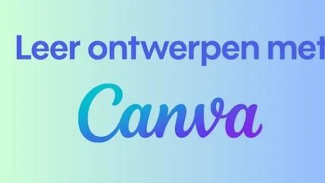 leer ontwerpen met canva