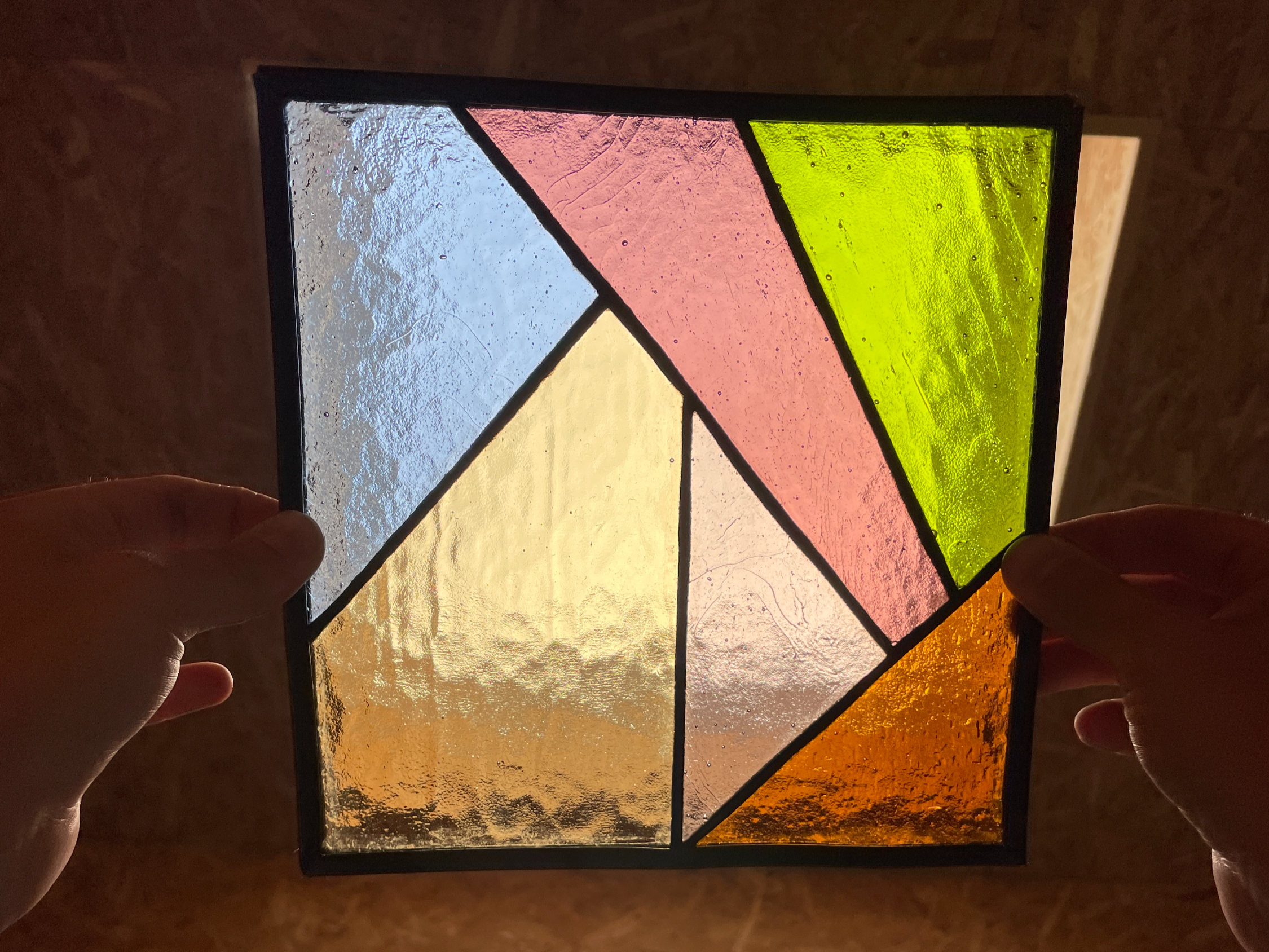 Workshop glasraam koperfolie