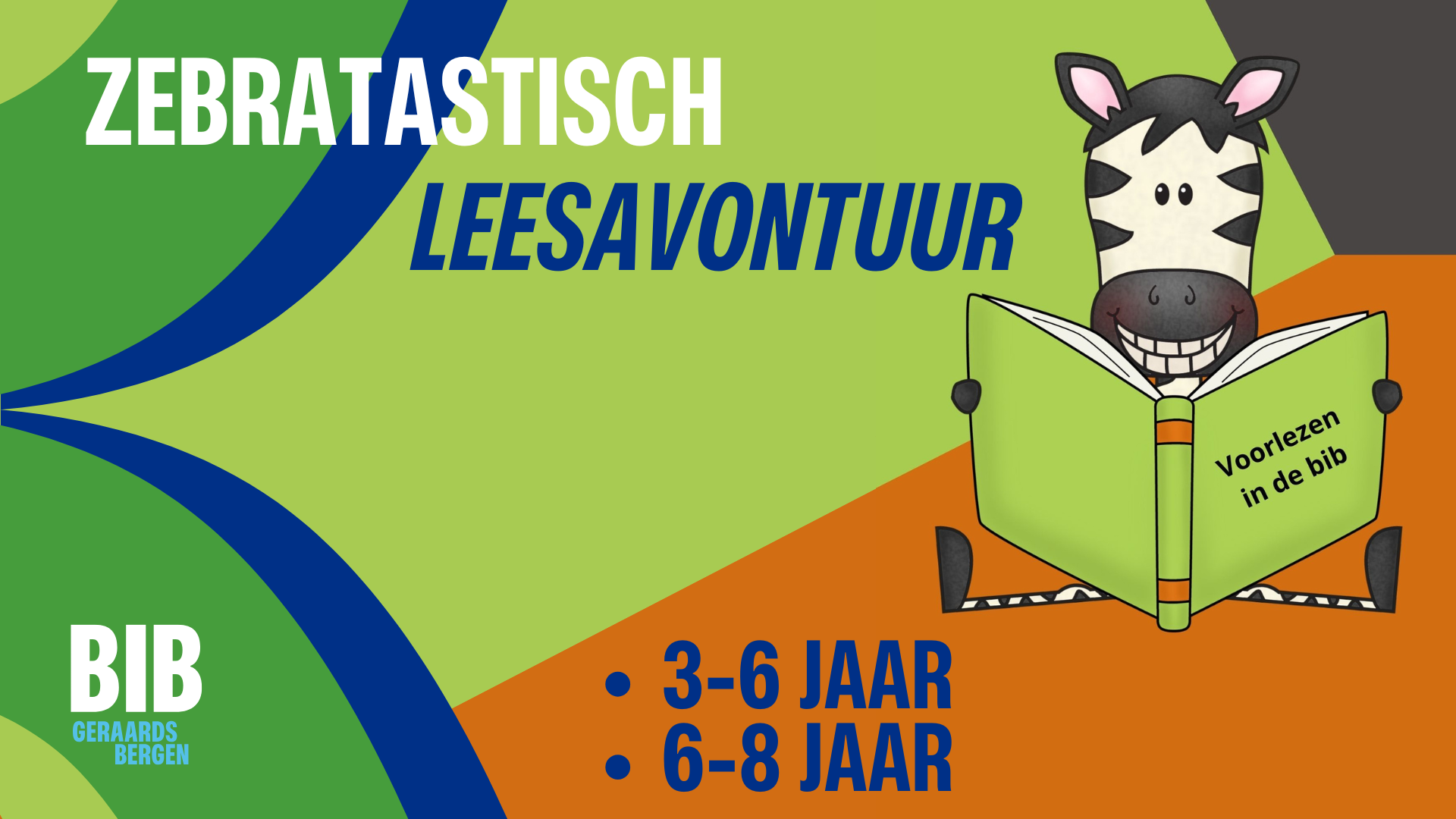 Affiche Zebratastisch leesavontuur