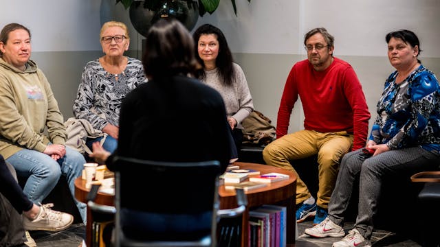 groep in het Letterenhuis