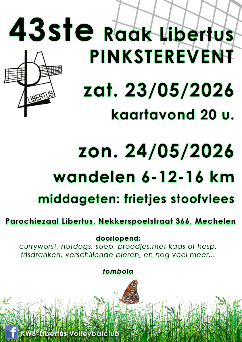Pinksterevent Raak Libertus Volley