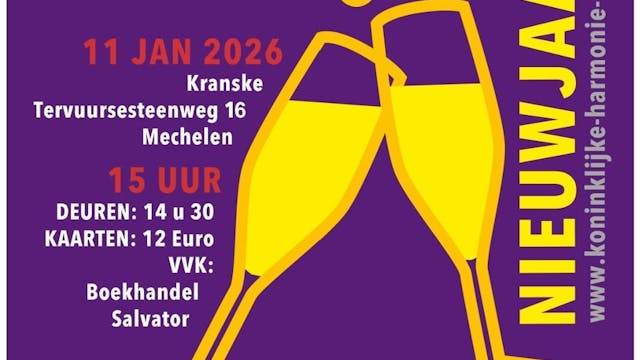 Affiche Nieuwjaarsconcert