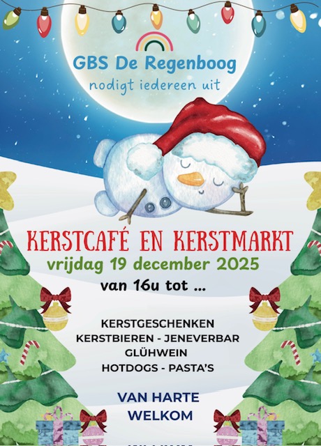 We dopen onze school om in een gezellige kerstsfeer met een kerstmarkt. Ons kerstcafé voorziet jullie van glühwein, jenevers, kerstbier, cava alsook non-alcoholische dranken. Ook de honger wordt gestild. Kom mee genieten.