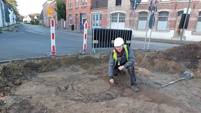 Archeoloog Jordi Bruggeman